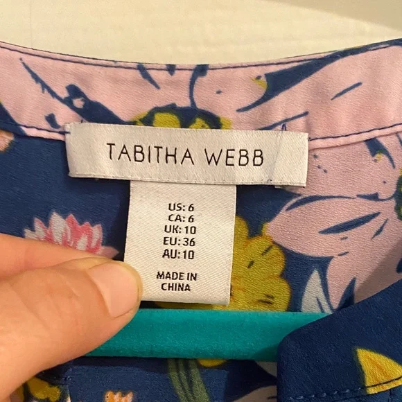 Tabitha Blue Floral Romper - Picture 2 of 9